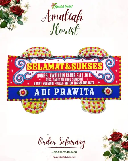 Papan Bunga Ucapan Selamat Ngurensiti